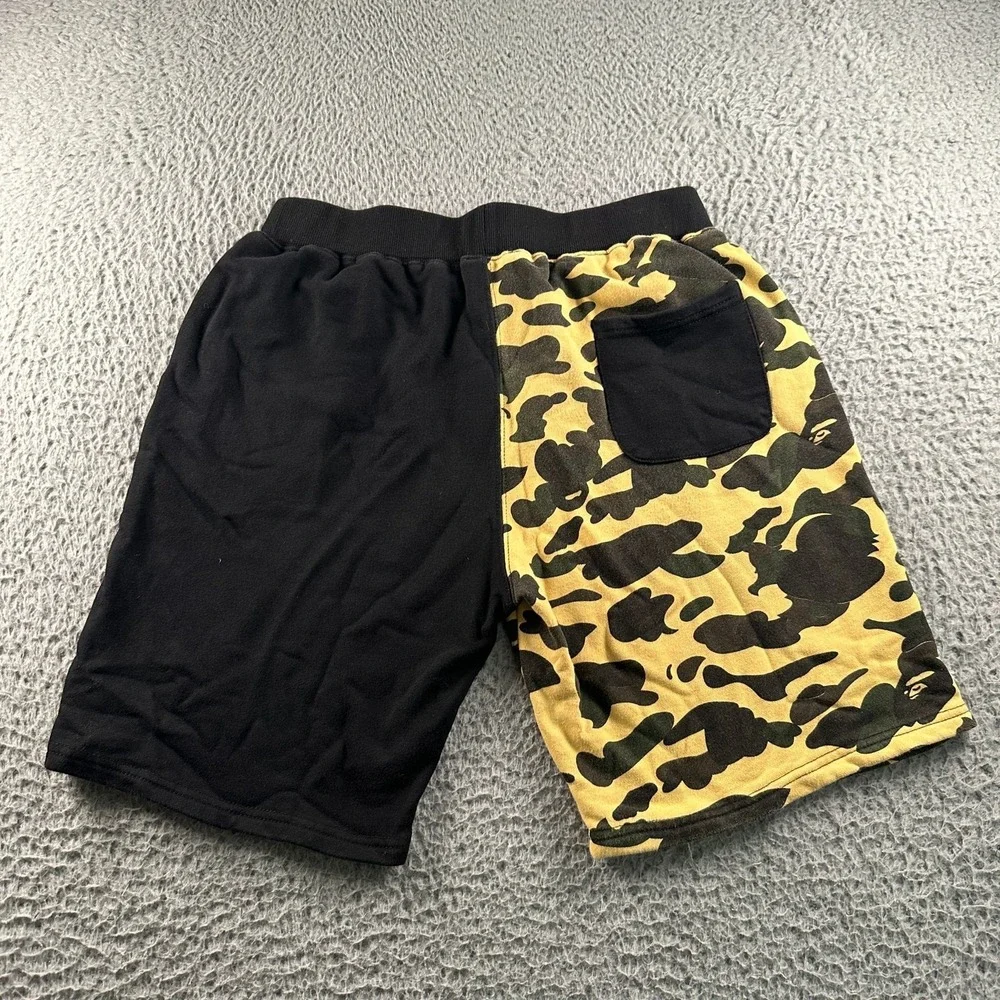 A‎ Bathing Ape Bape Shark Half Camo Shorts Youth 3XL Size 30 Mens Streetwear